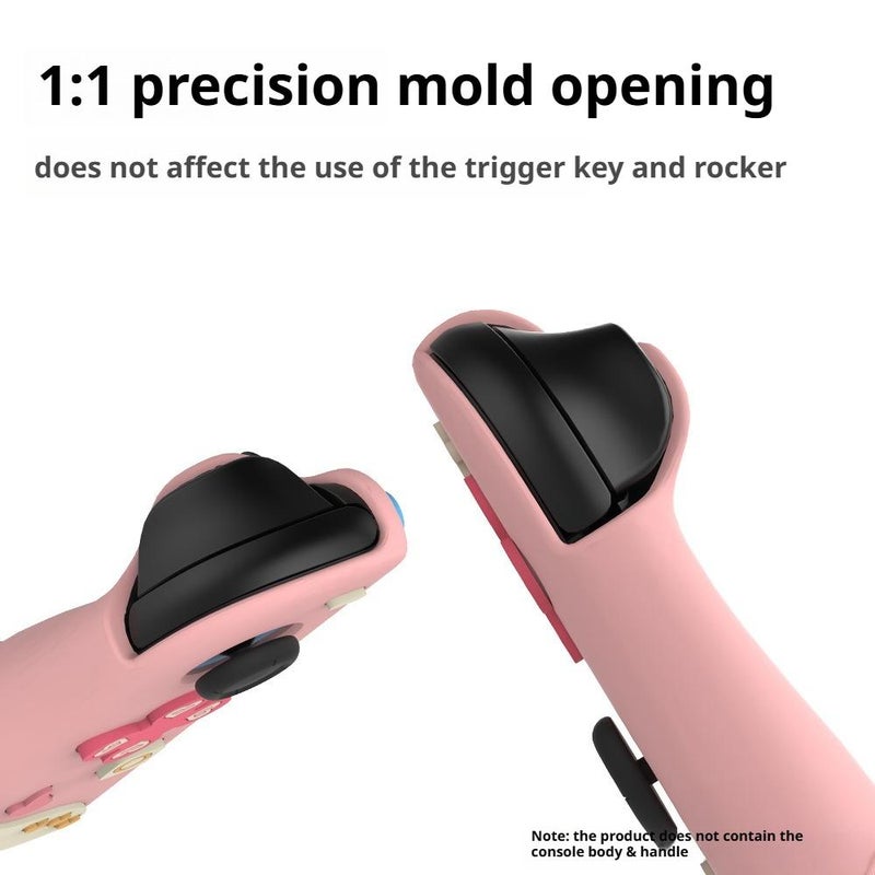 Cute Rabbit Pink Case for Nintendo Switch 2, 2025 New Model Compatible, PC Split Protective Cover, Full Protection, Slim & Shock - Resistant, Easy to Install & Remove, Anti - Scratch & Anti - Dust - Image 5